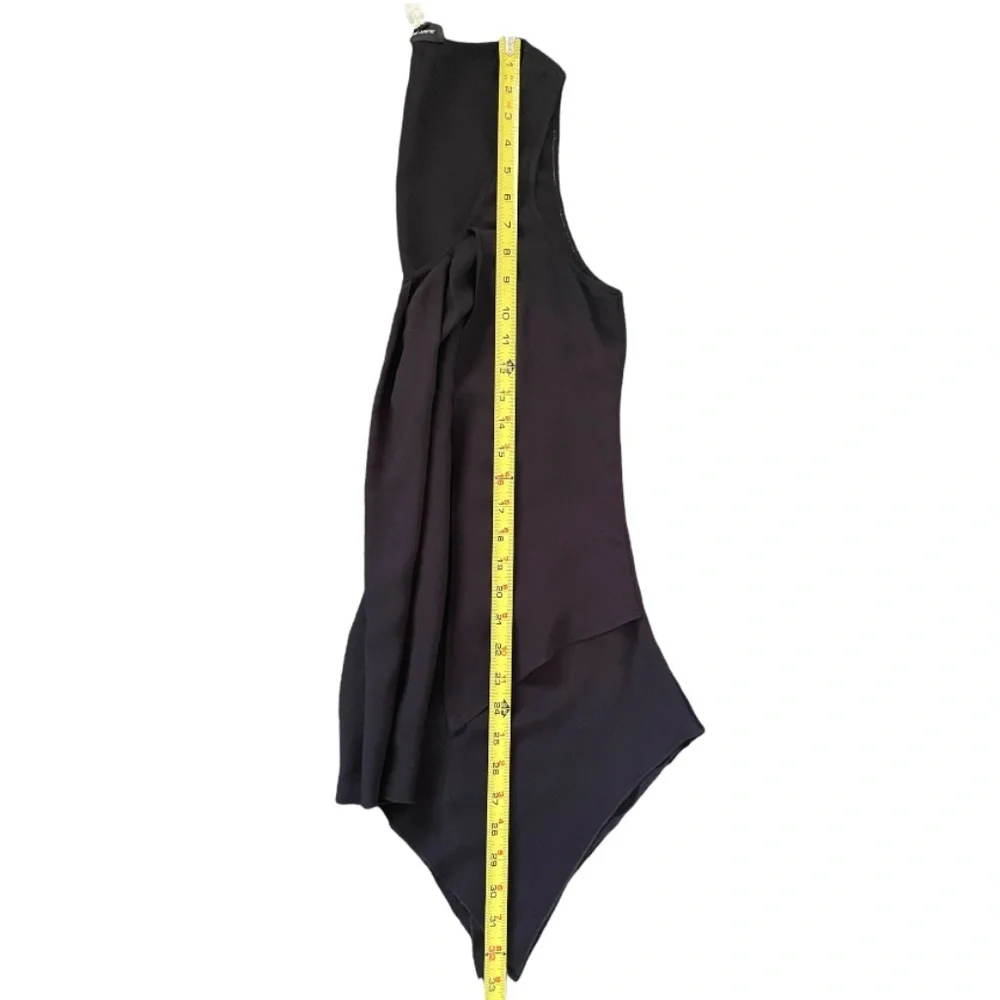 #9 Spence Sleeveless High Low Hanky Hem Flared Scoop Neck Tank - Picture 6 of 7